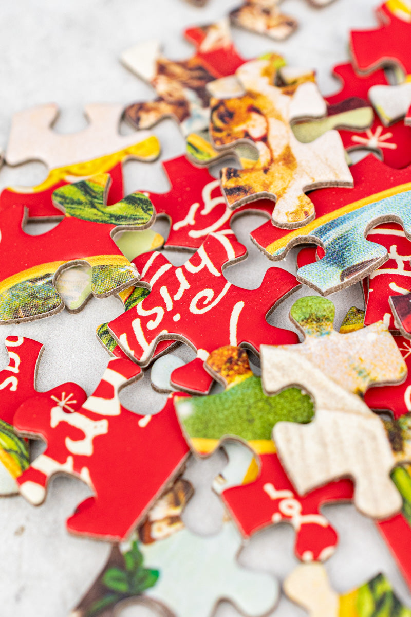 240-piece Cat Christmas Greetings Mini Jigsaw Puzzle, image 3 of 5