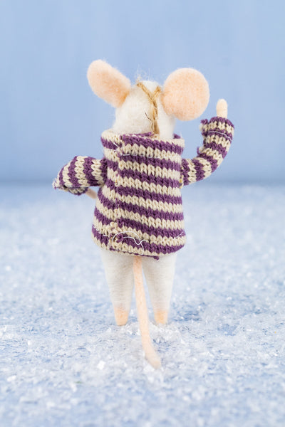 Mischievous Maddie Mouse Ornament