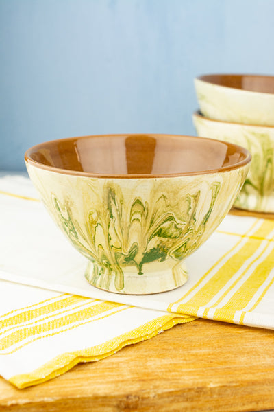 Moroccan Marbleized Bowls - Vert/Green in 3 Sizes, Prices Vary