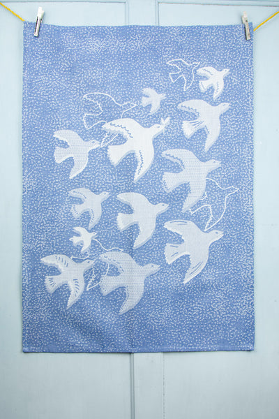 Moutet Dove of Peace Tea Towel