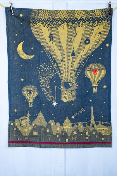 Moutet Holiday Night Balloon Towel