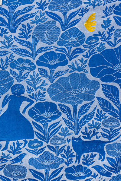 Moutet Jardin Bleu Tea Towel