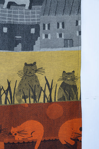 Moutet Night Cats Tea Towel