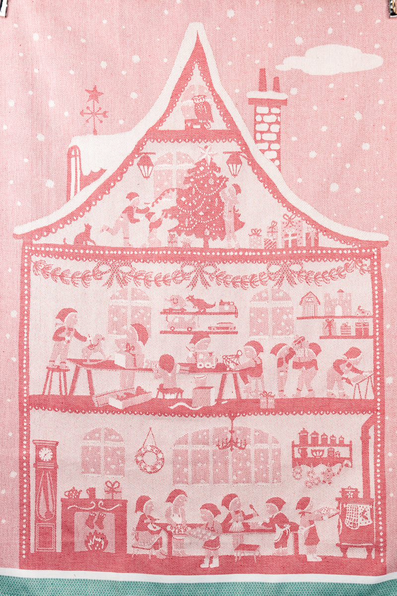 Moutet Santa's Workshop Tea Towel, image 2 of 5