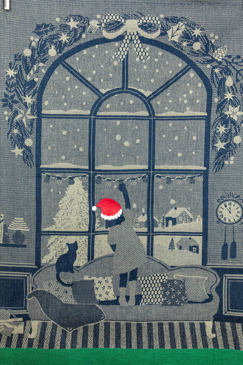 Moutet Waiting for Santa Tea Towel, image 3 of 6