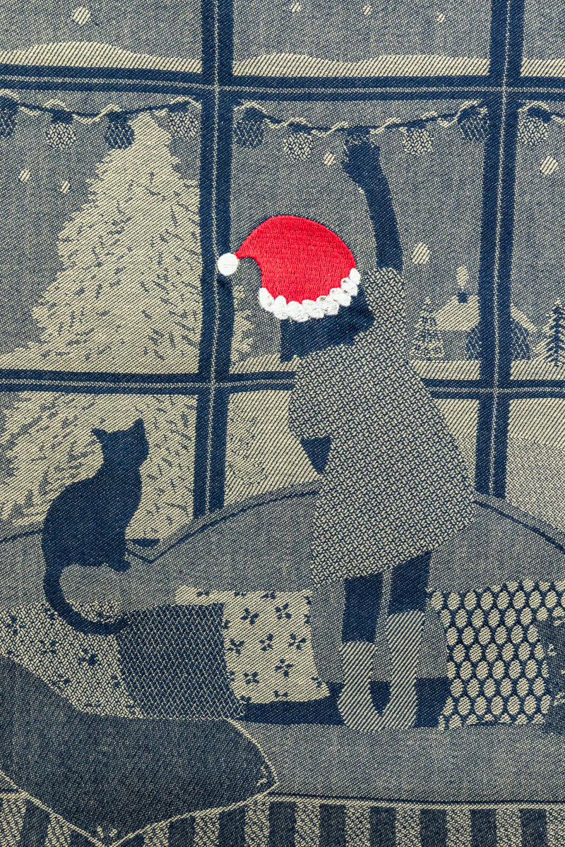 Moutet Waiting for Santa Tea Towel, image 2 of 6