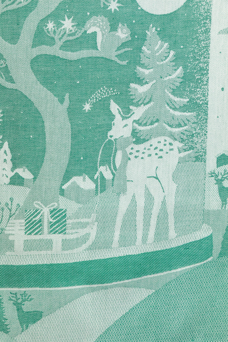 Moutet Winter Wooodland Snow Globe Tea Towel, image 3 of 7