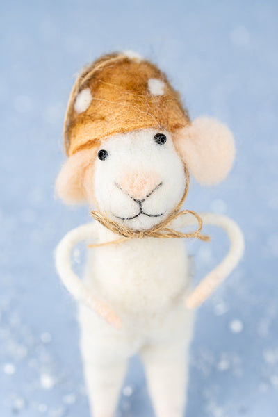 Mushroom Cap Milo Mouse Ornament