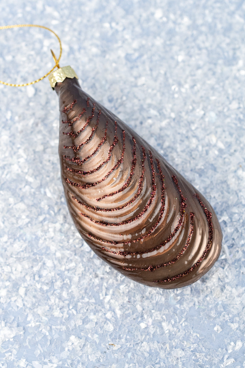 Mussel Glass Ornament, image 1 of 3