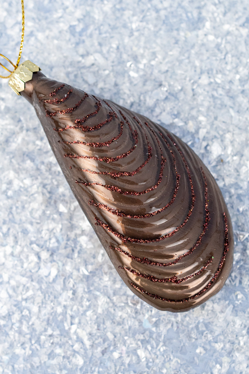 Mussel Glass Ornament, image 2 of 3