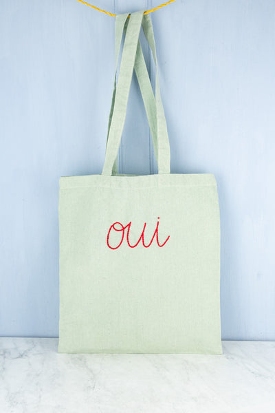 Oui Canvas Tote