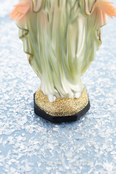 Our Lady Crowned Glass Ornament