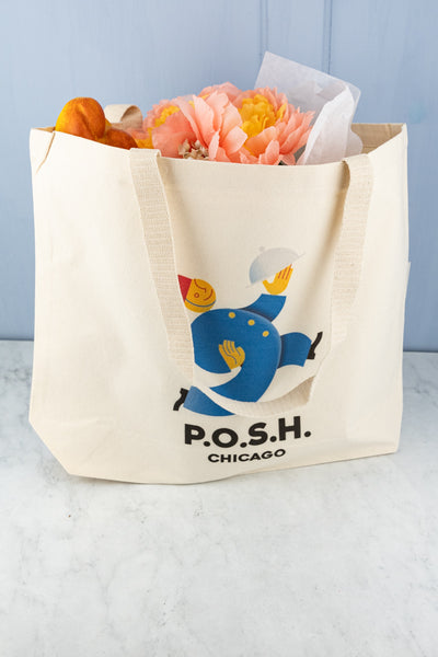 P.O.S.H. Canvas Tote Bag