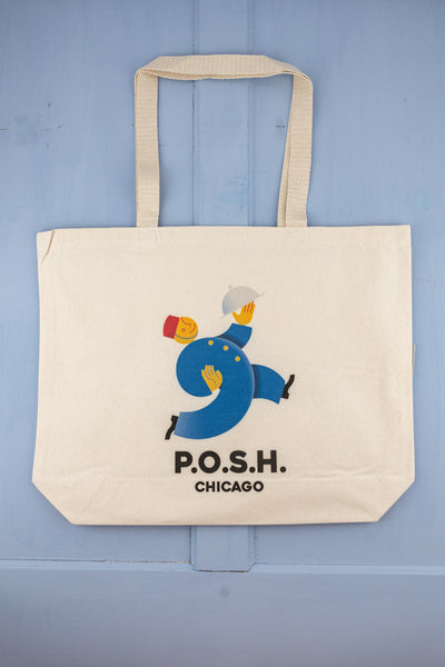 P.O.S.H. Canvas Tote Bag