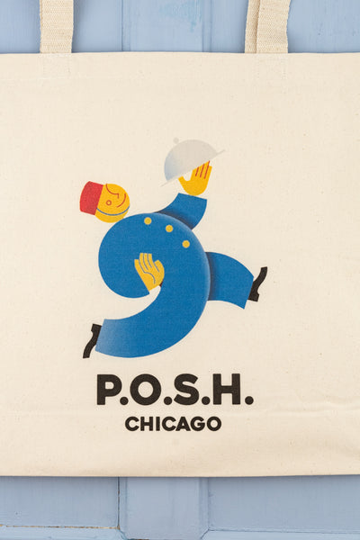 P.O.S.H. Canvas Tote Bag