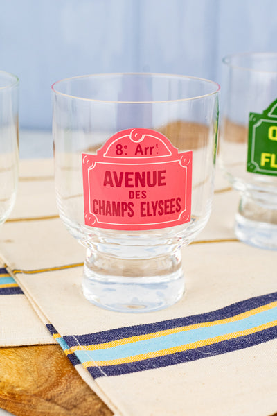 Les Rues de Paris Stacking Glasses - Set of 4