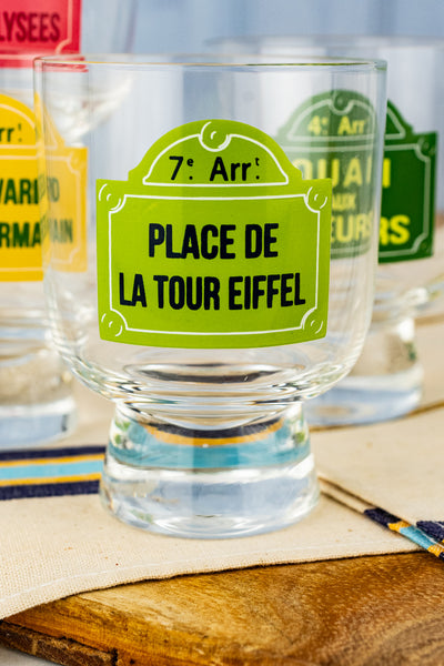 Les Rues de Paris Stacking Glasses - Set of 4