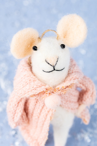 Perky Penelope Mouse Ornament