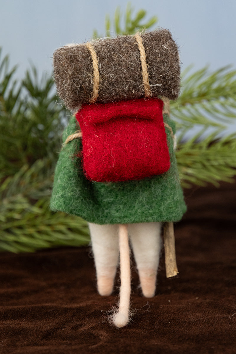 Photographer Philippa, Hiking Henri & Camping Curtis Mouse Ornaments