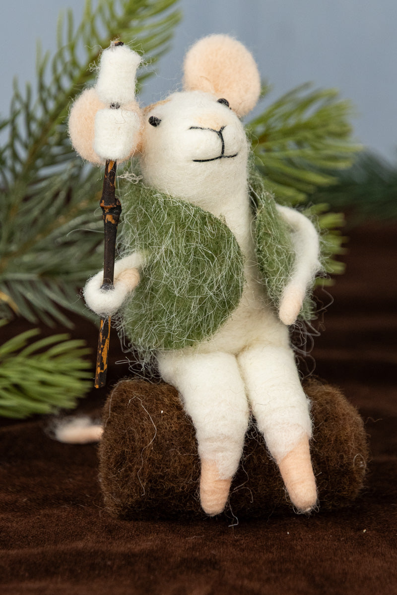 Photographer Philippa, Hiking Henri & Camping Curtis Mouse Ornaments