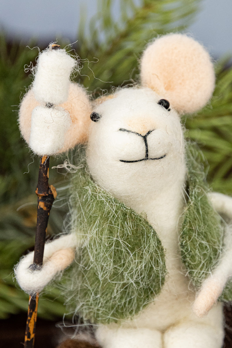 Photographer Philippa, Hiking Henri & Camping Curtis Mouse Ornaments