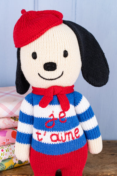 Pierre "Je T'aime" Knit Dog