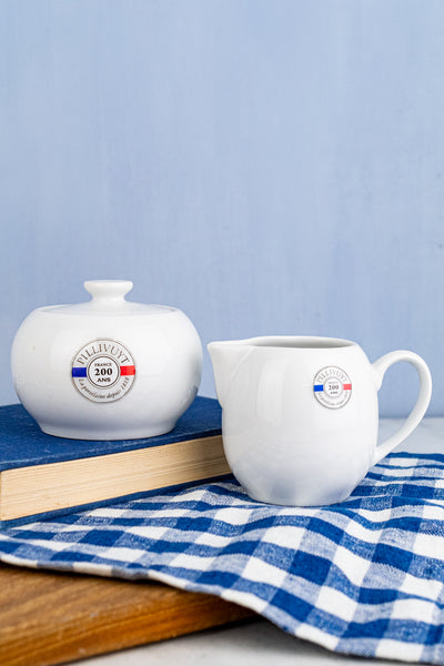 Pillivuyt Creamer & Sugar