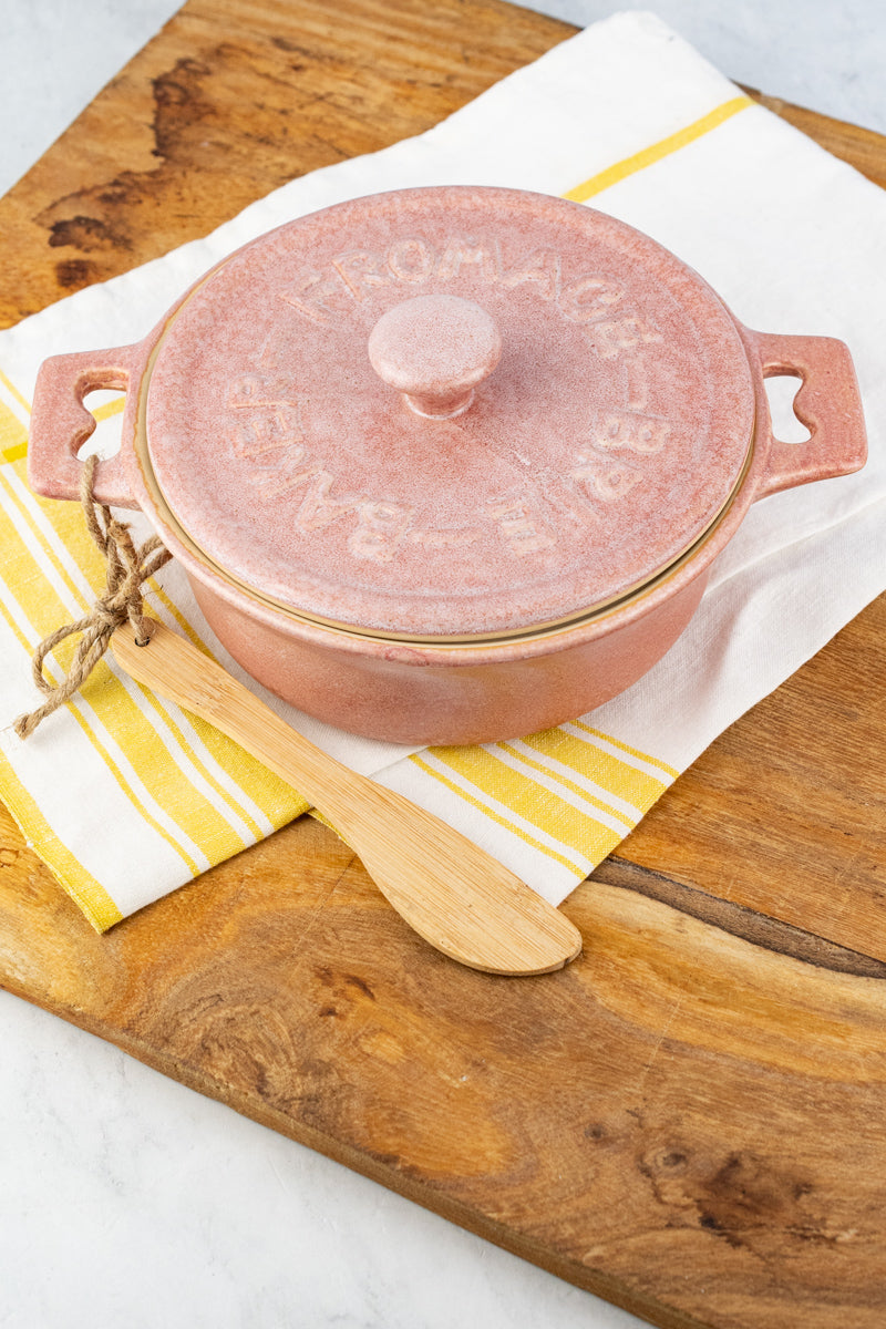 Pink Brie Baker