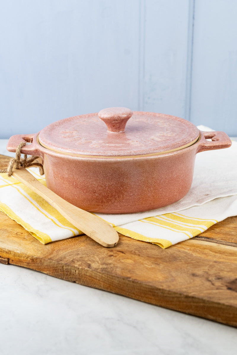 Pink Brie Baker