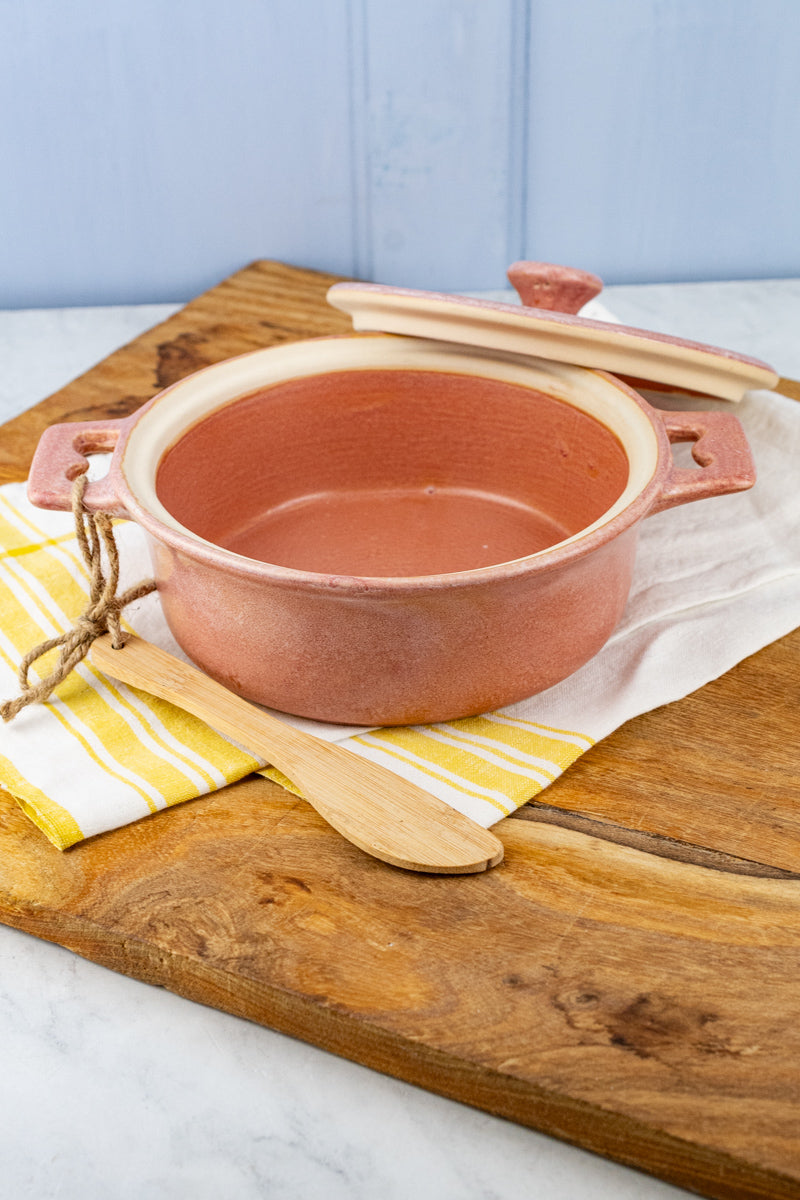 Pink Brie Baker