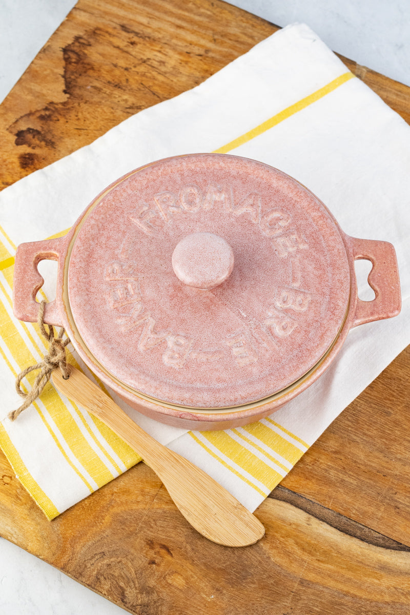 Pink Brie Baker