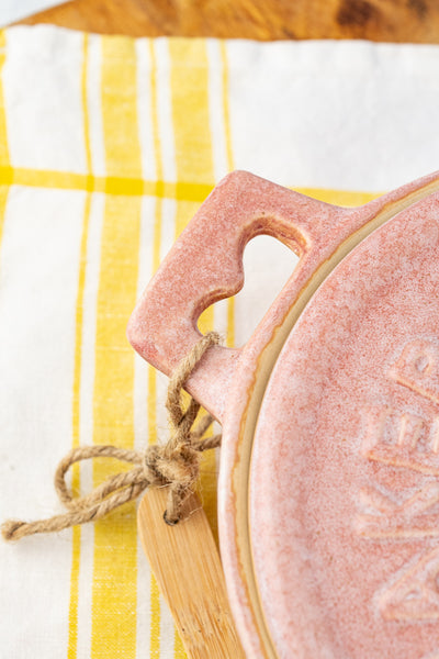 Pink Brie Baker