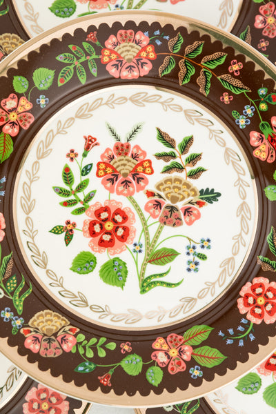 Porcelain Dessert Plates - Set of 4