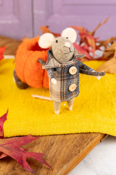 Pumpkin Carriage Halloween Mouse