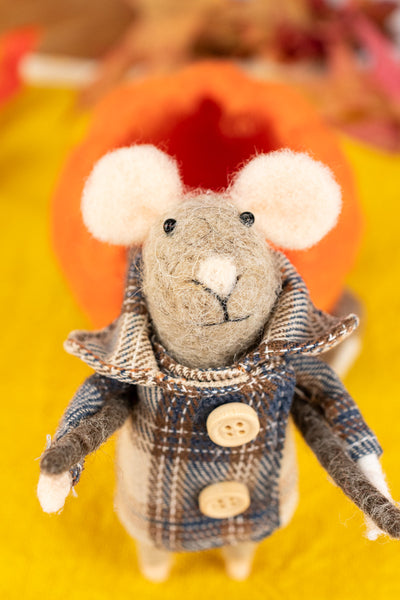 Pumpkin Carriage Halloween Mouse