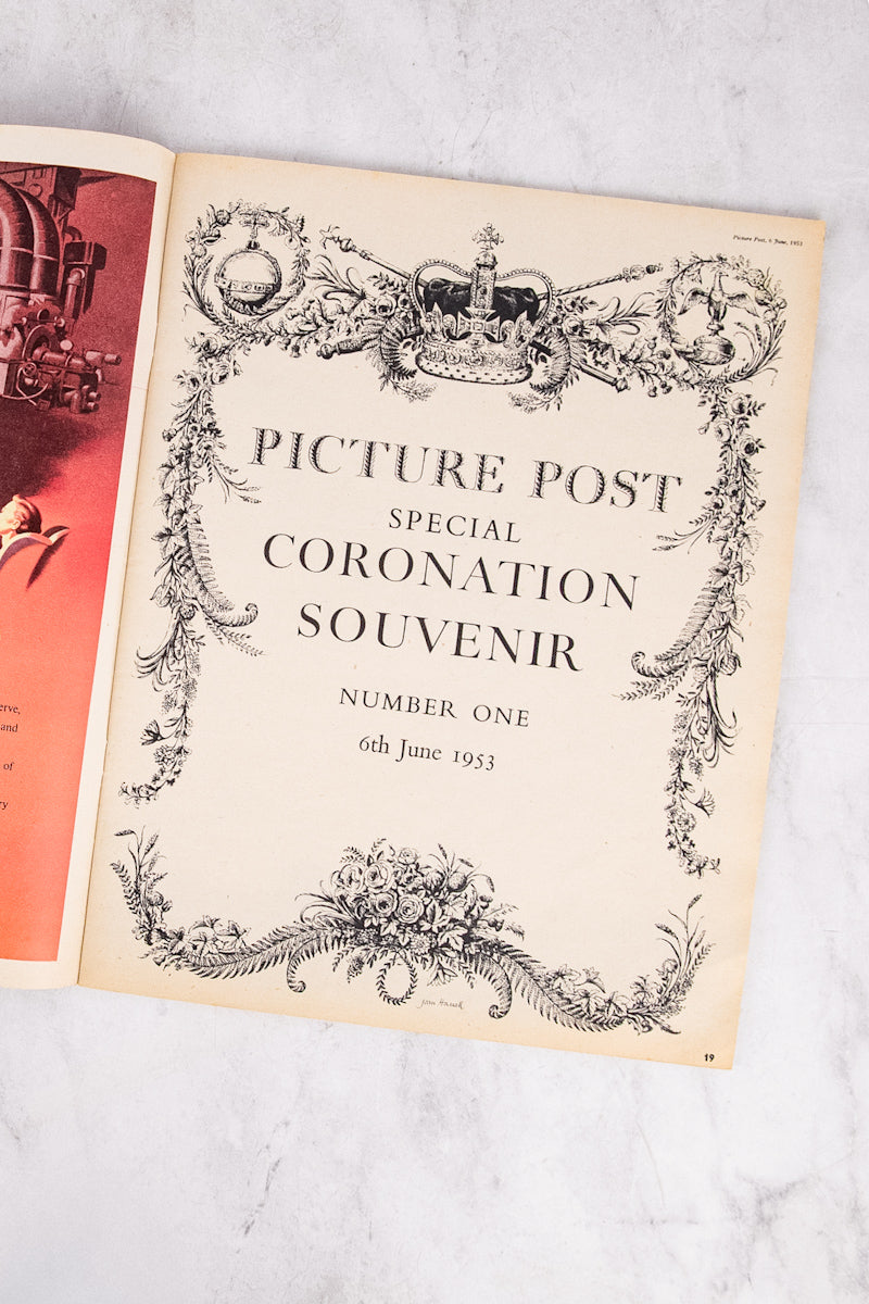 Vintage Queen Elizabeth II Coronation Pictorial Magazine