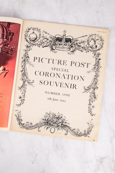 Vintage Queen Elizabeth II Coronation Pictorial Magazine