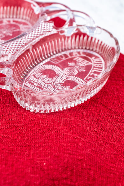 Queen Victoria 1887 Golden Jubilee Glass Sweetheart Dish