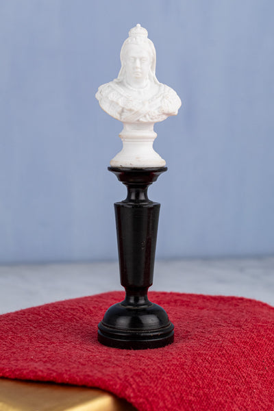 Antique Queen Victoria Miniature Jubilee Sculpture