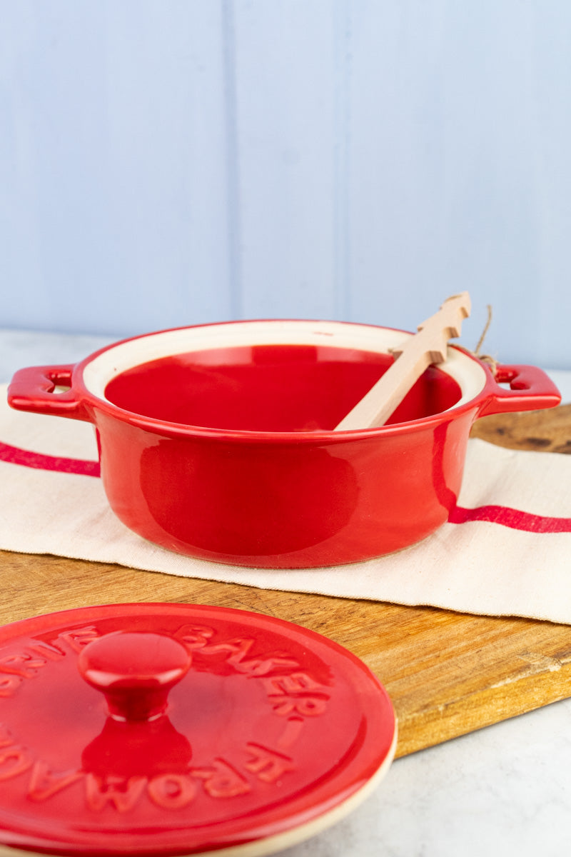 Stoneware Brie Baker, image 3 of 10
