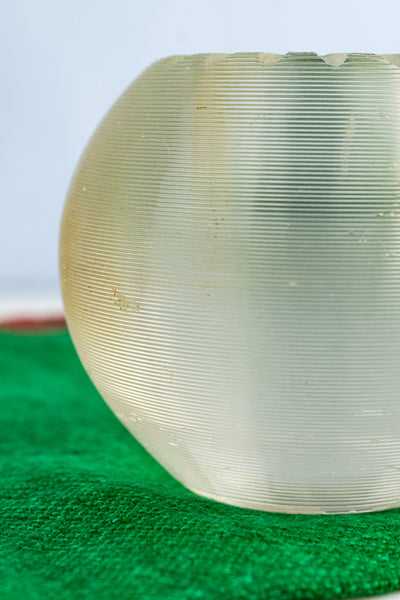 Antique Ribbed Glass Matchstrike