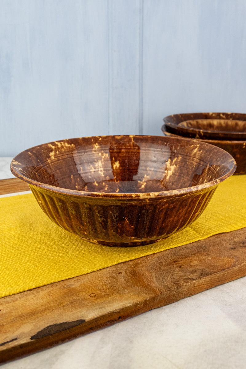 Antique Rockingham Large Bowls - Prices Vary!