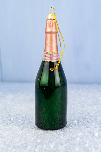 Rosé Cliquot Glass Ornament