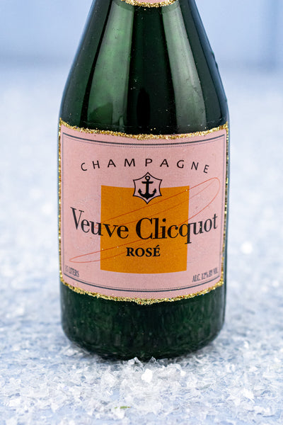 Rosé Cliquot Glass Ornament