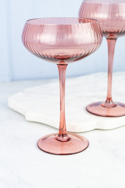 Rose Coupes - Set of 2