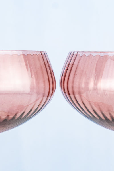 Rose Coupes - Set of 2