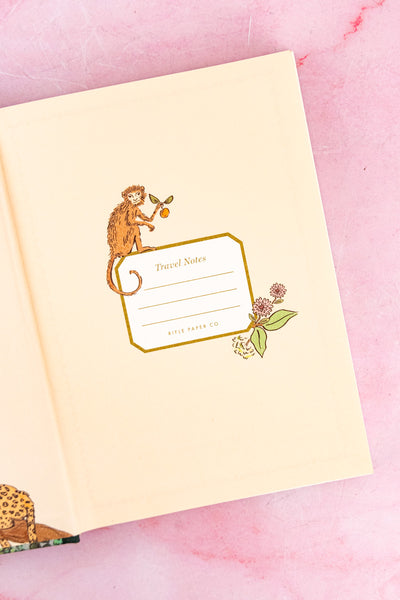 Safari-Print Clothbound Journal