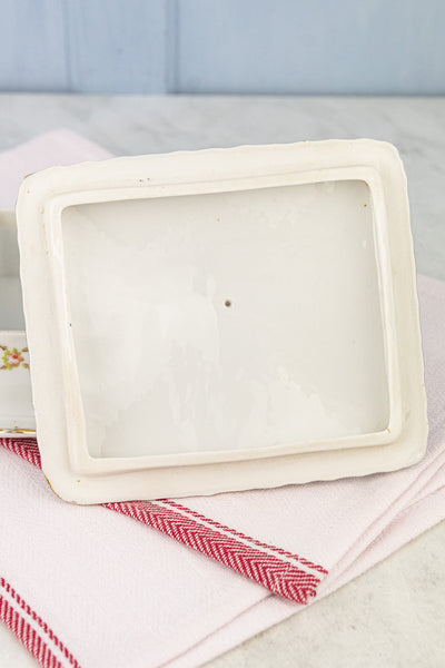 Antique Porcelain Sardine Box