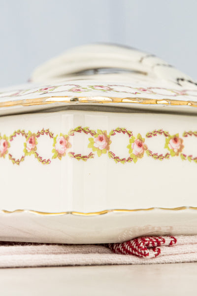 Antique Porcelain Sardine Box