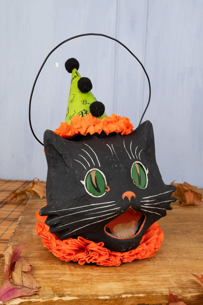 Sassy Cat Halloween Bucket
